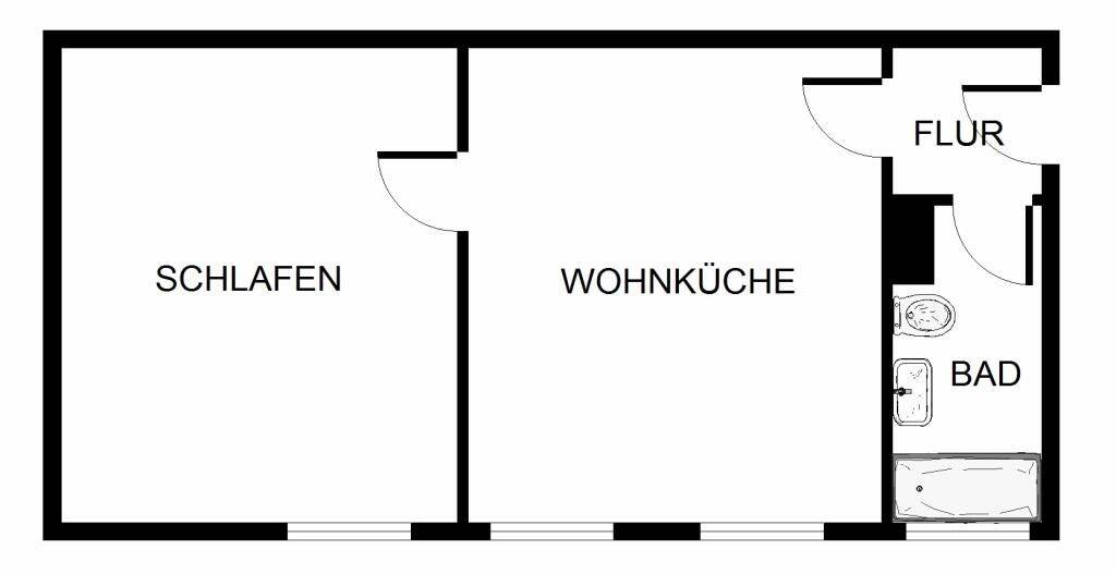 Wir renovieren für Sie! 1-Zimmer-Wohnung in Gelsenkirchen Hassel Anmietung ab dem 15.09 möglich! – 45896 Gelsenkirchen – Vorschaubild 3