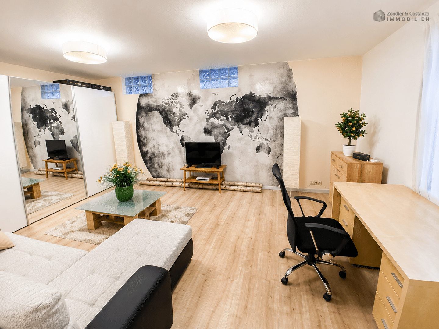 S-Mitte: Vollständig möblierte, gut ausgestattete 3-Zi.-Wohnung * EBK * 90 qm * gute Lage * – 70190 Stuttgart – Vorschaubild 3