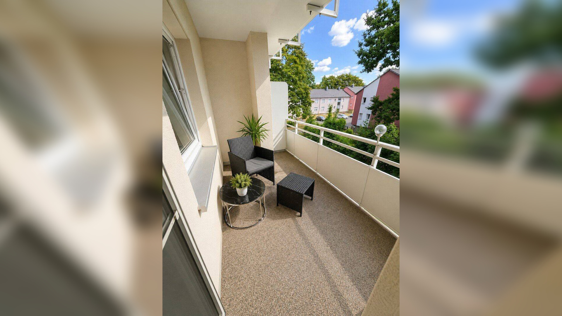 Helle, VOLLMÖBLIERTE 2,5-Zimmer-Wohnung mit KÜCHE und Balkon – 45327 Essen – Vorschaubild 3