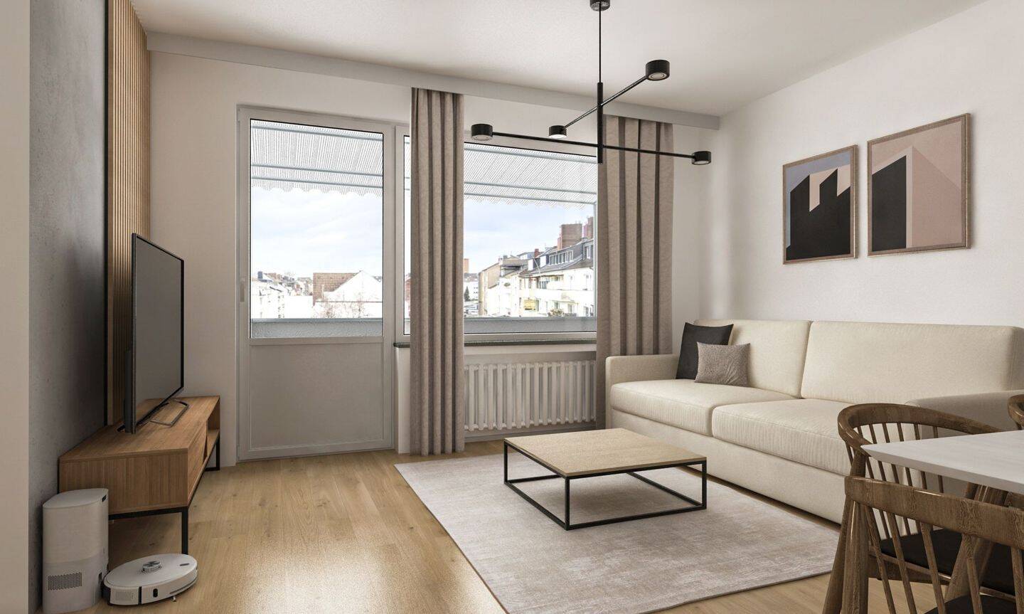 Attraktive 3-Zimmer-Wohnung in Düsseltal – mit Balkon & Loggia – 40239 Düsseldorf – Vorschaubild 4