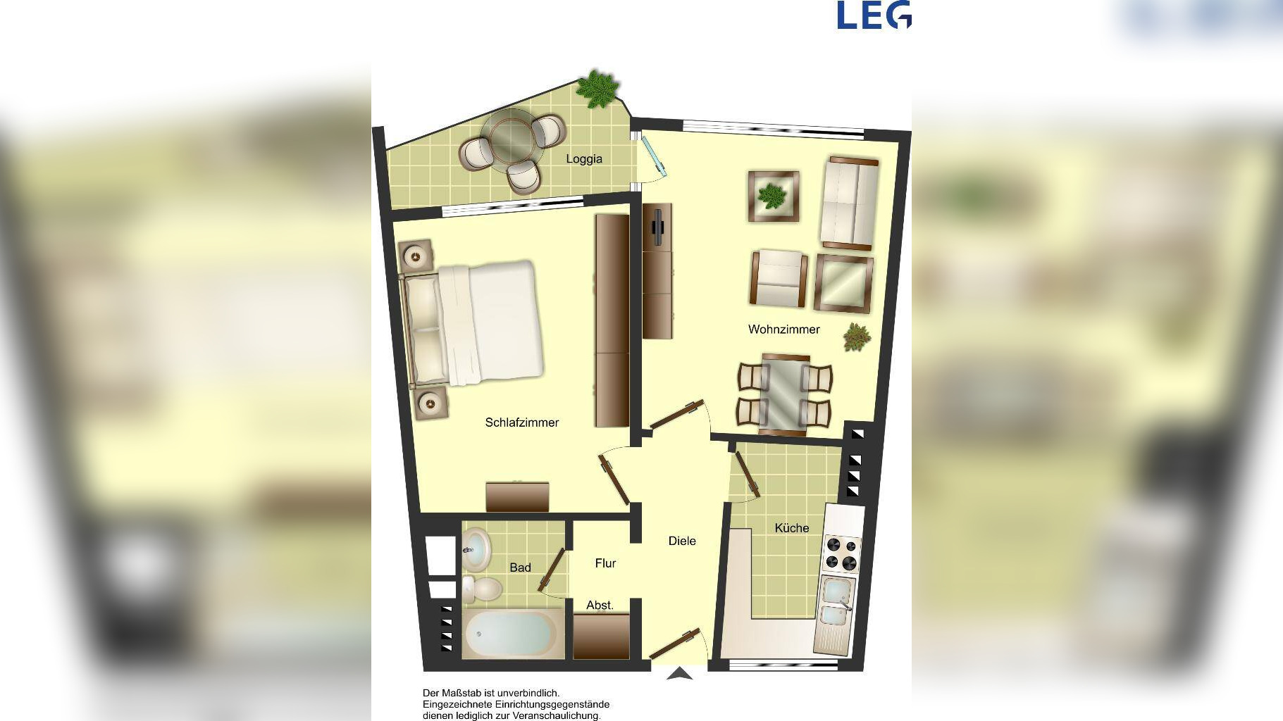 2-Zimmer-Wohnung in Solingen Wald – 42719 Solingen – Vorschaubild 2