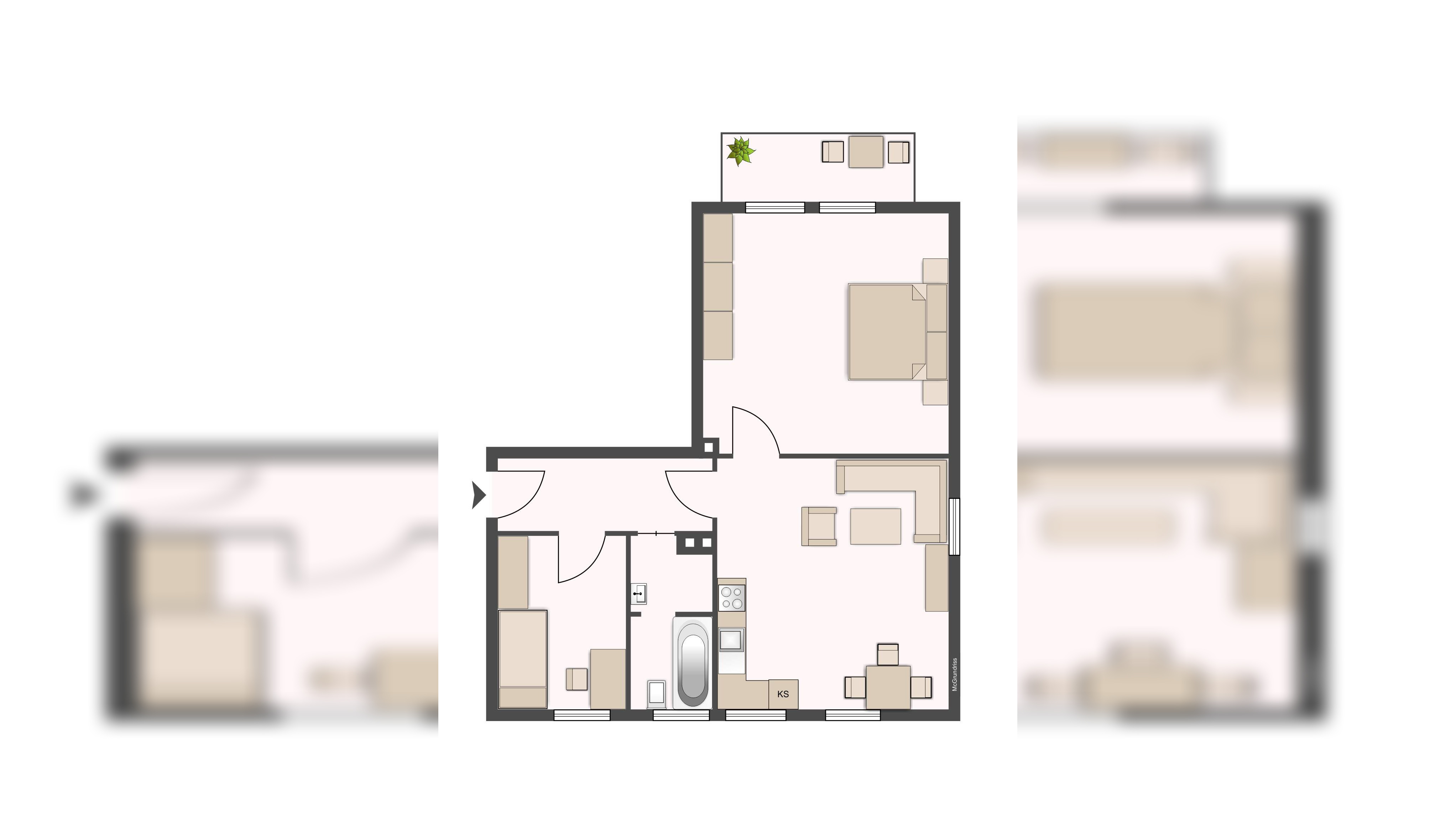 Modernisierte 3-Zimmer-Wohnung in Korbach – 34497 Korbach – Vorschaubild 2