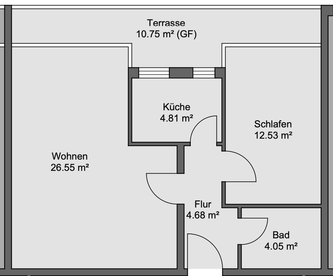 Von Privat, Helle und ruhige 2-Zimmer-Wohnung in Hamburg, mit Balkon ins grüne, inkl. TG-Stellplatz – 21031 Hamburg – Vorschaubild 10