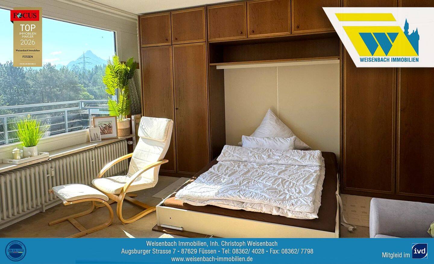 Wohnen, wo andere Urlaub machen – Möbliertes Apartment mit Wellnessbereich und Alpenblick in Füssen-Weißensee – 87629 Füssen – Vorschaubild 7