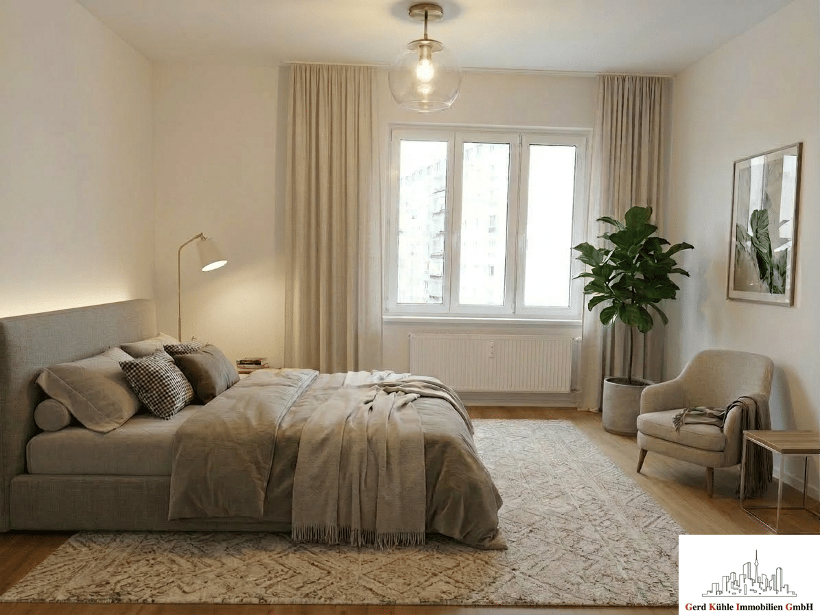 Altbauwohnung selbst noch gestalten / großer Balkon ca. 10 m² / hohe Räume / Küche Bad mit Fenster – 10243 Berlin – Vorschaubild 4