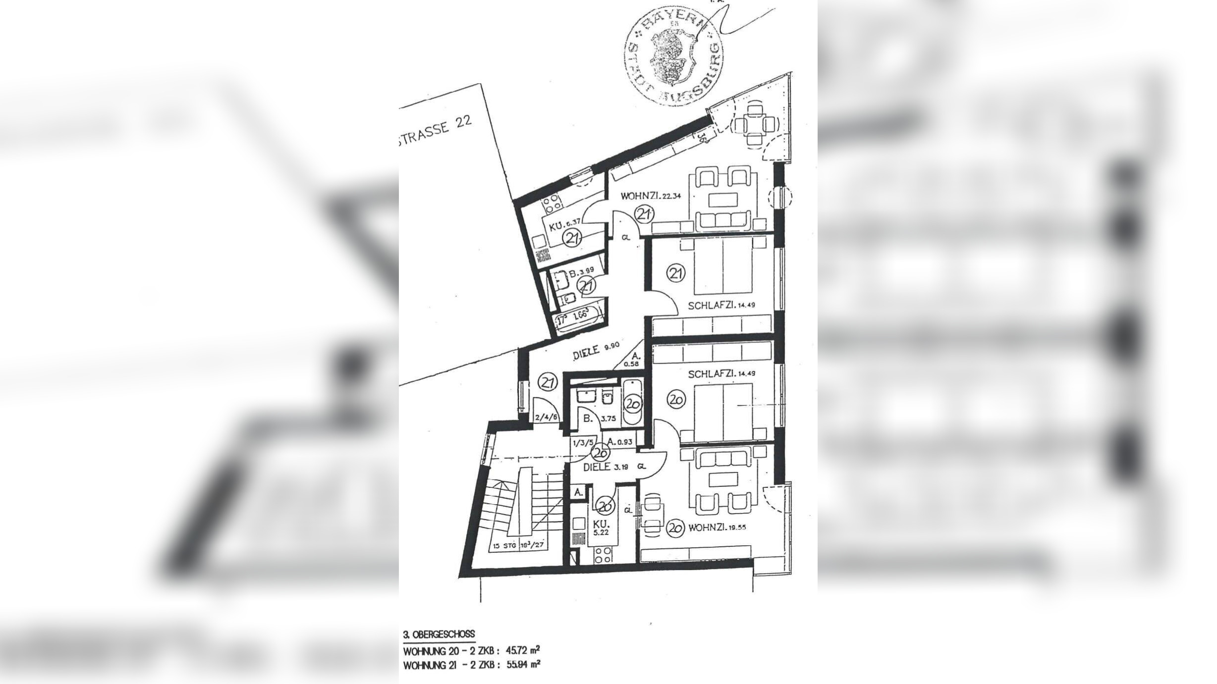 2 Zimmer Wohnung in Göggingen – 86199 Augsburg – Vorschaubild 9