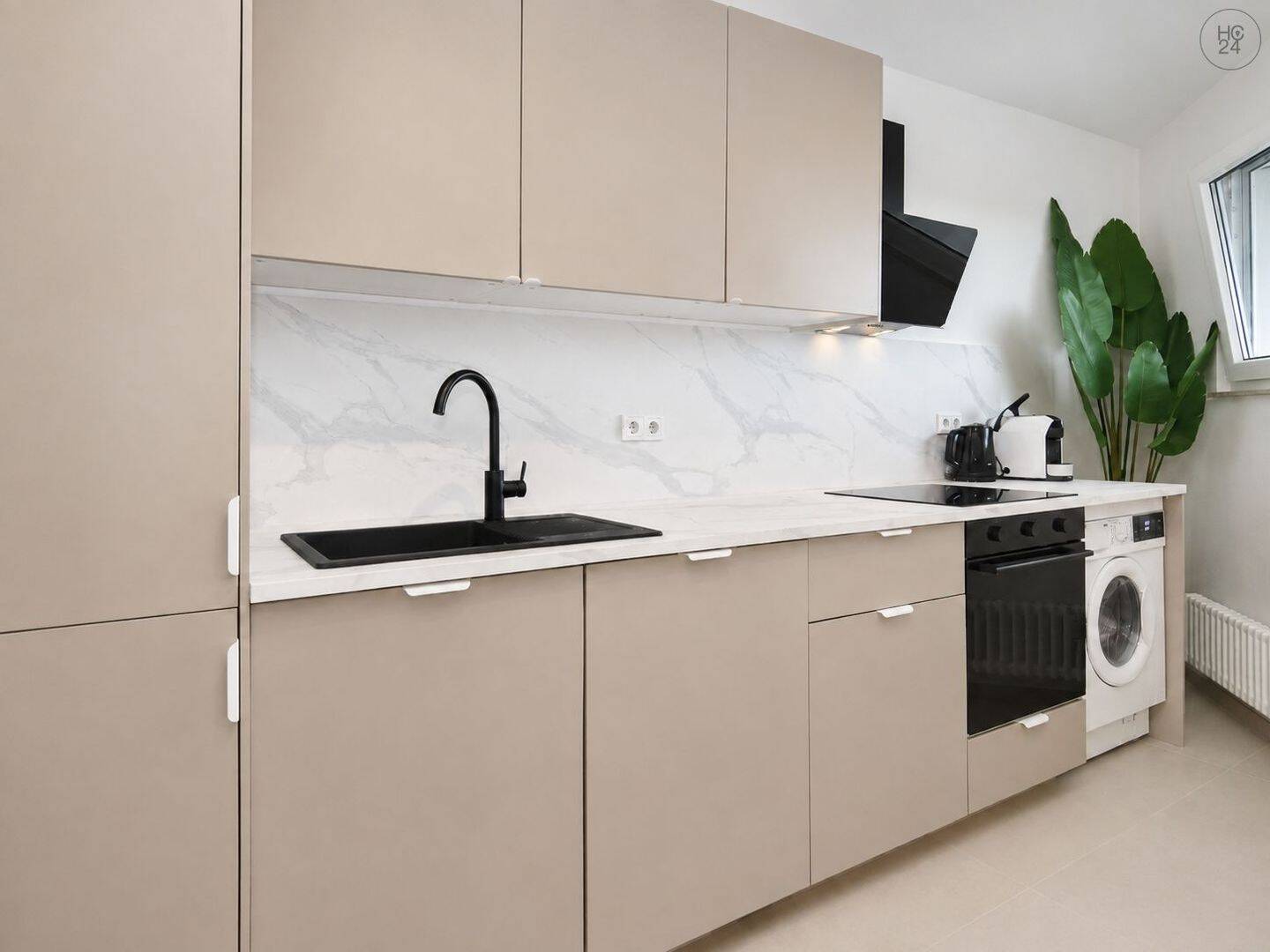 Erstbezug: Stylishe möblierte 1-Zimmer Wohnung mit Balkon und Internet in Wiesbaden – 65187 Wiesbaden – Vorschaubild 3