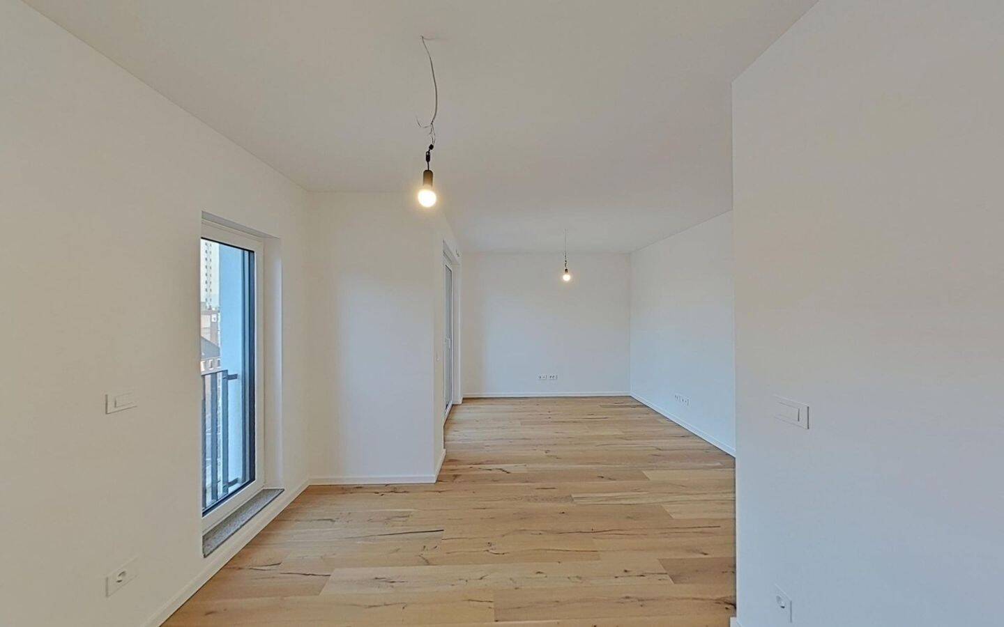 87 m² auf drei Zimmer: Erstbezug im 5. OG, Einbauküche inklusive, Gutleutviertel – 60327 Frankfurt am Main – Vorschaubild 6