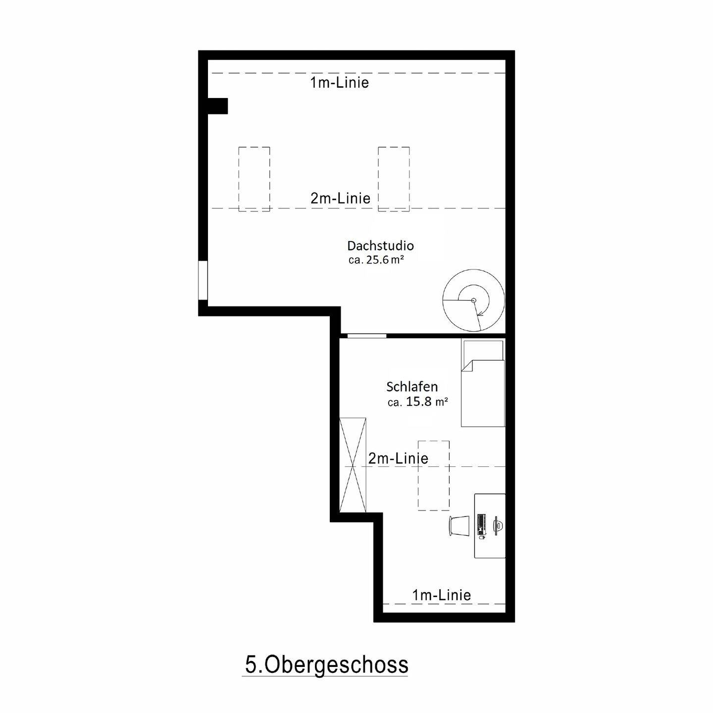 AIGNER – Wohnen auf zwei Etagen: Helle 4-Zimmer-Maisonettewohnung mit Südost-Balkon – 80637 München – Vorschaubild 10