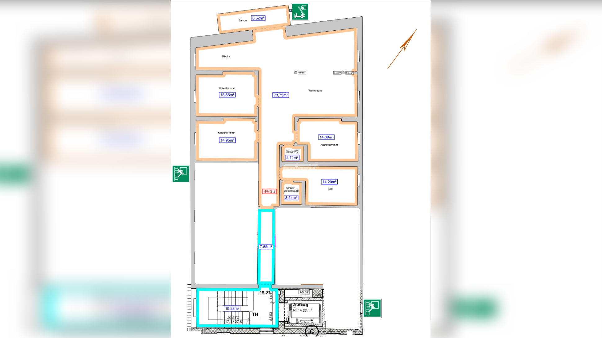 antaris Immobilien GmbH ** Denkmal trifft Wohnkomfort: Energetisch sanierte Wohnung mit Balkon** – 99084 Erfurt – Vorschaubild 11