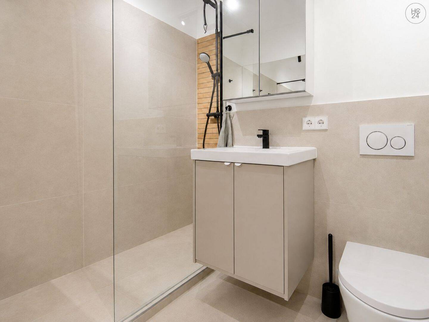 Erstbezug: Stylishe möblierte 1-Zimmer Wohnung mit Balkon und Internet in Wiesbaden – 65187 Wiesbaden – Vorschaubild 5
