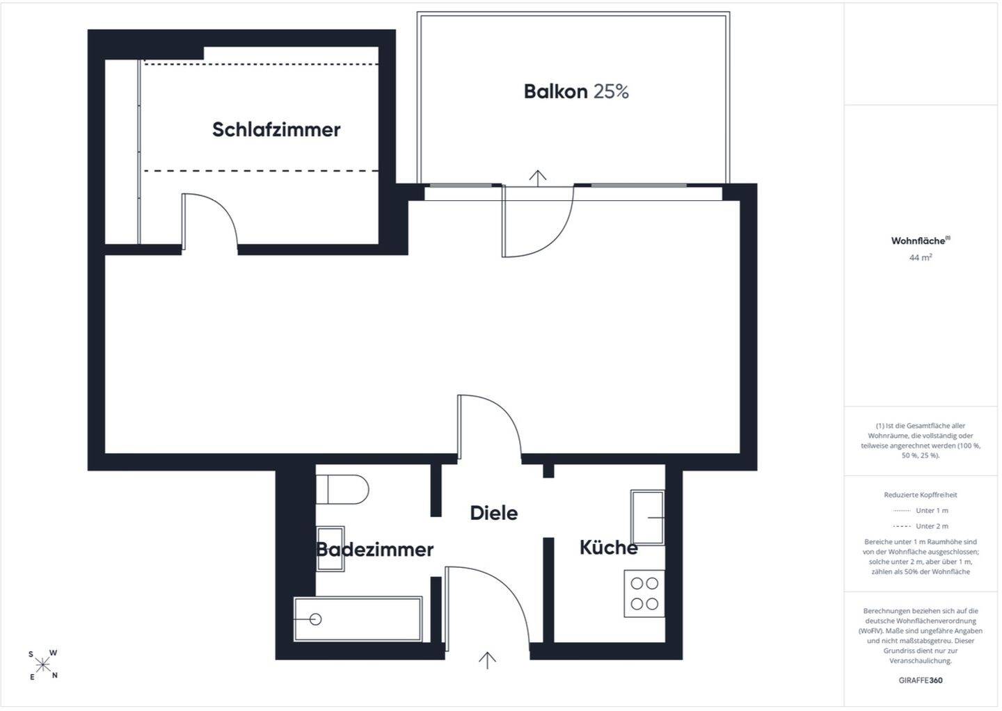 Ruhig – romantisch – renoviert: traumhafte Dachgeschosswohnung im grünen HH-Meiendorf – 22145 Hamburg – Vorschaubild 14