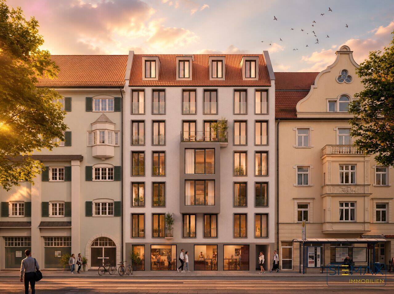 WE Nr. 4.2: Neubauwohnung: 3-Zimmer-Wohntraum über den Dächern Pasings * stilvoll & lichtdurchflutet * – 81241 München – Vorschaubild 3