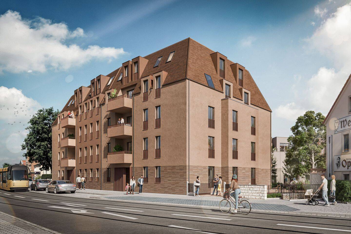 Neubau 2-Raumwohnung zu vermieten // Wohnpark TerraCotta – 1157 Dresden – Vorschaubild 3