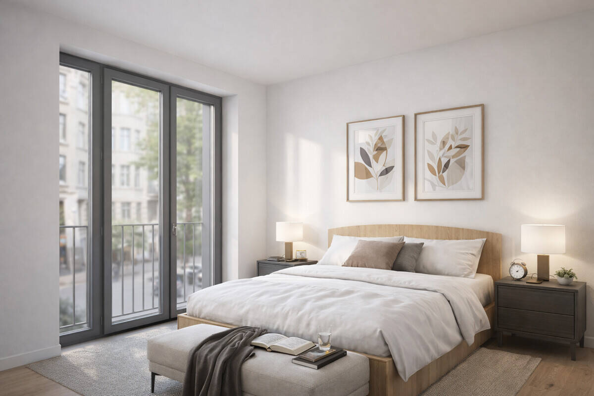 KfW 55 Effizienzhaus: SCHÖNEBERG: ERSTBEZUG im LUXUS Neubau: 2-Zimmer-Whg + LUXUS Bad und Balkon – 10827 Berlin – Vorschaubild 2